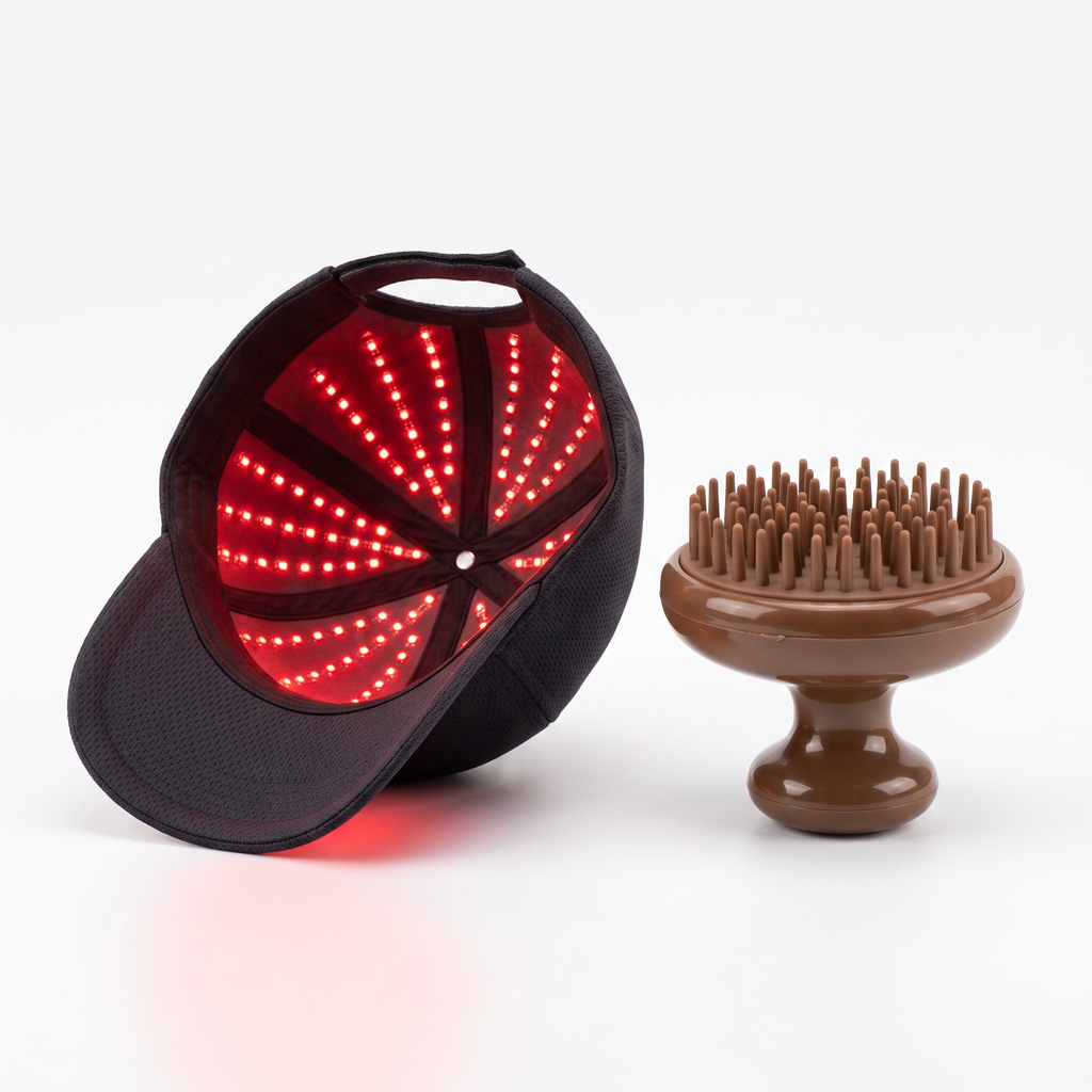 VISION GLOW Cap and Scalp Brush Bundle