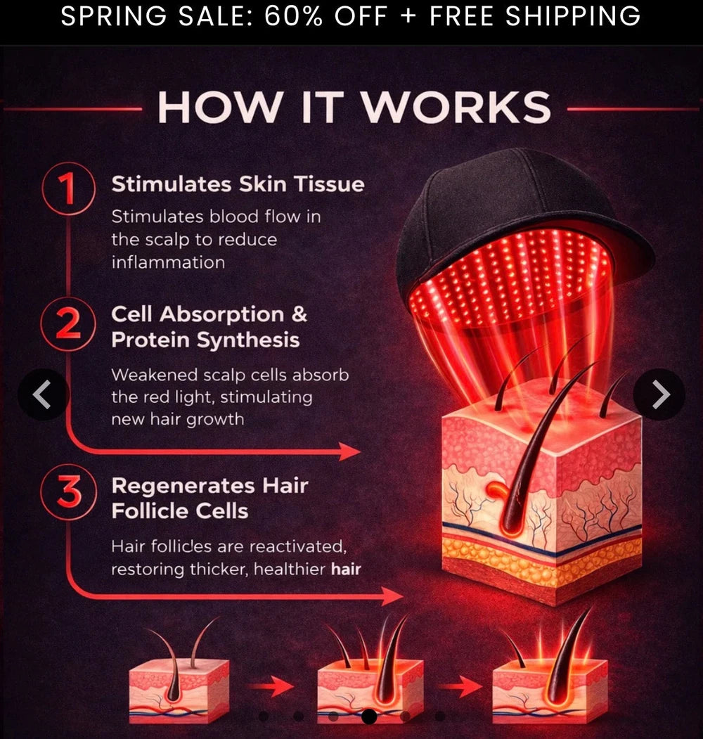 Red Light Hair Growth Cap