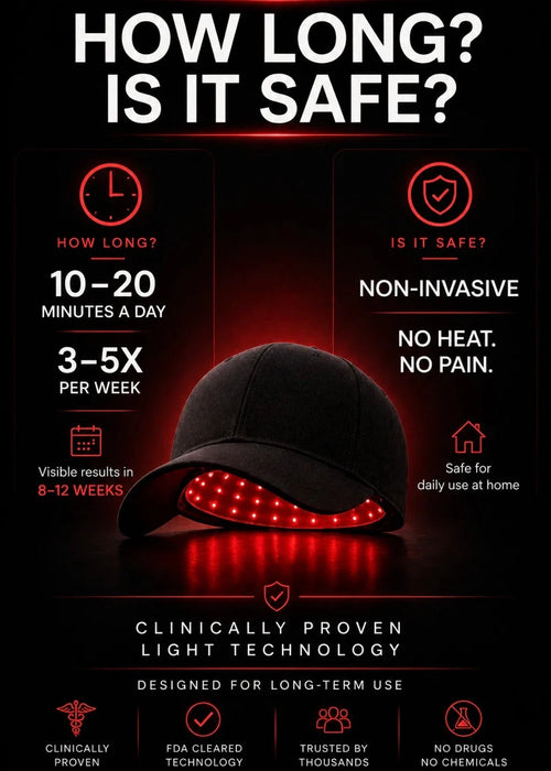 Red Light Hair Growth Cap