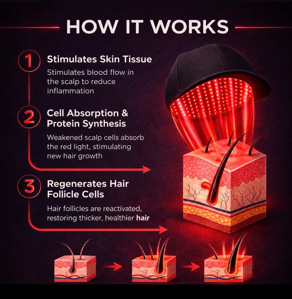 Red Light Hair Growth Cap